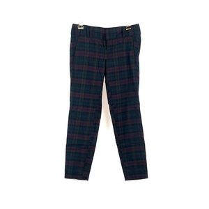 Bass plaid ankle pants pockets 4